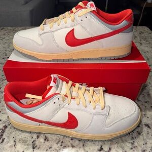Nike Dunk Low Athletic Department - Picante Red Size 12 FJ5428-133 New With Box